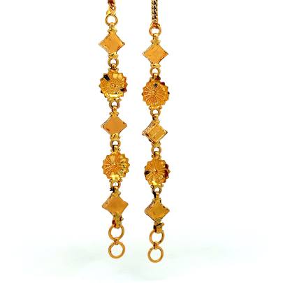 CLASSIC ORNATE FLORAL ANTIQUE EAR CHAIN  Kanser