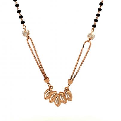 EQUISITE FLORAL CHARM MANGALSUTRA  Mangalsutra