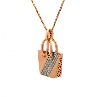 FANCY MINI HAND BAG PENDANT AND CHAIN  Pendants